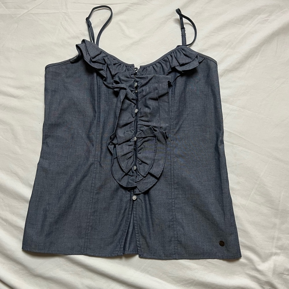 Tommy Girl Ruffle Tank Top